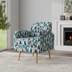 Fauteuil d'appoint petit espace style Mid-Century Modern