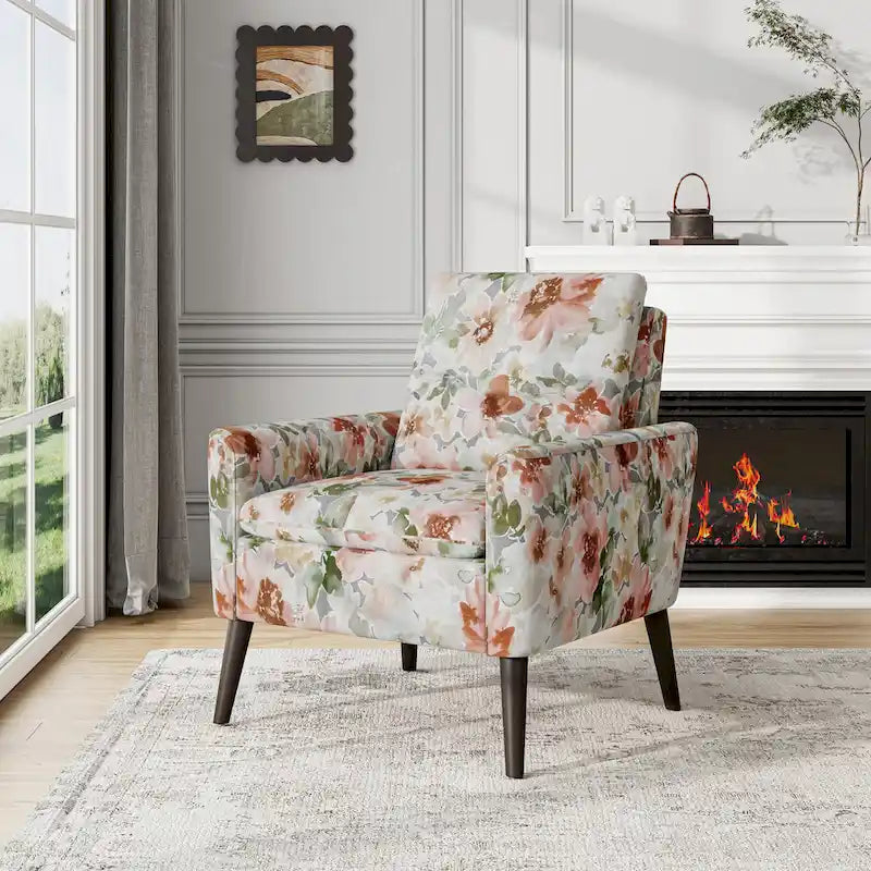 Fauteuil d'appoint petit espace style Mid-Century Modern