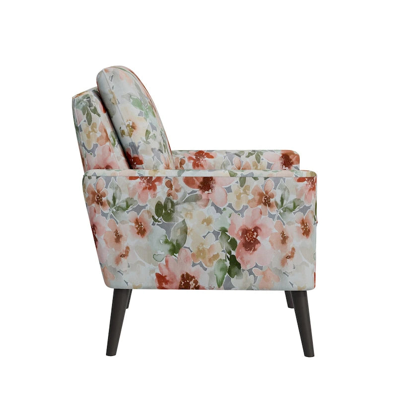 Fauteuil d'appoint petit espace style Mid-Century Modern