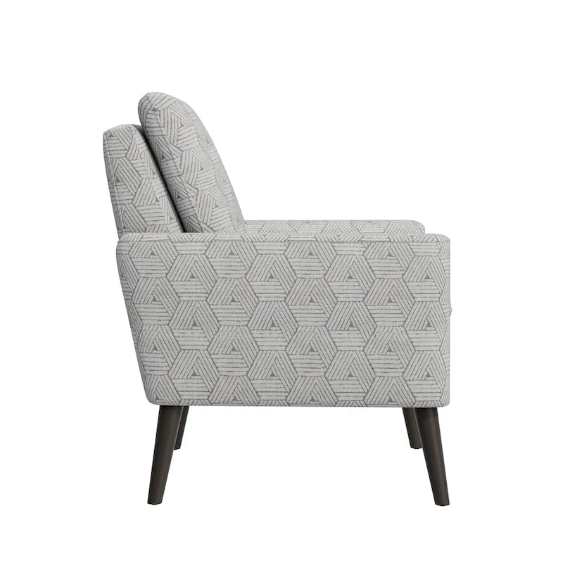 Fauteuil d'appoint petit espace style Mid-Century Modern