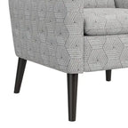 Fauteuil d'appoint petit espace style Mid-Century Modern