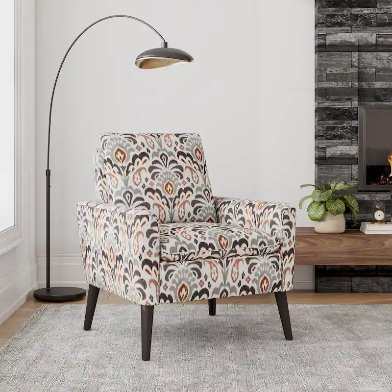 Fauteuil d'appoint petit espace style Mid-Century Modern